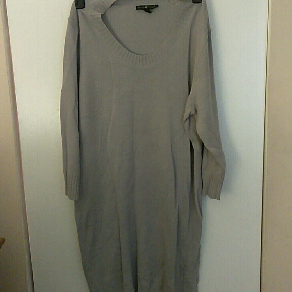 Long grey sweater